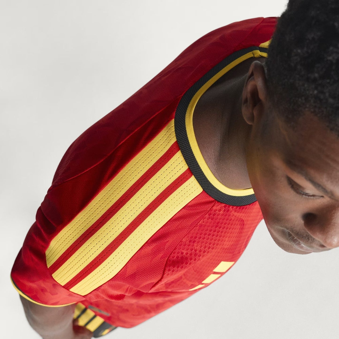 Camisa Bélgica 2026/27 I Jogador - detalhe