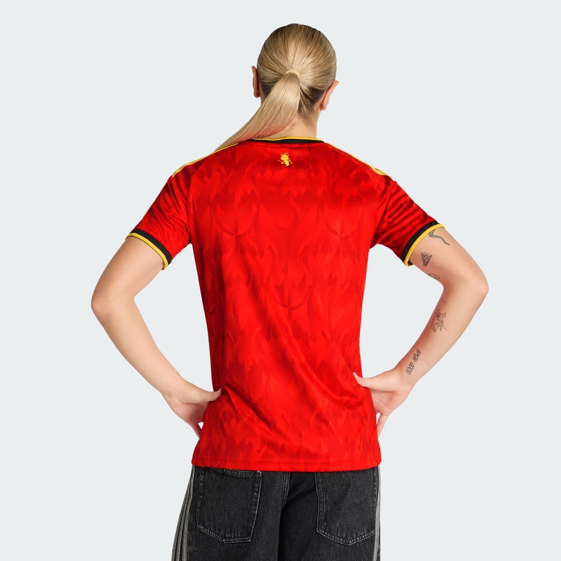 Camisa Feminina Bélgica 2026/27 I - vista traseira