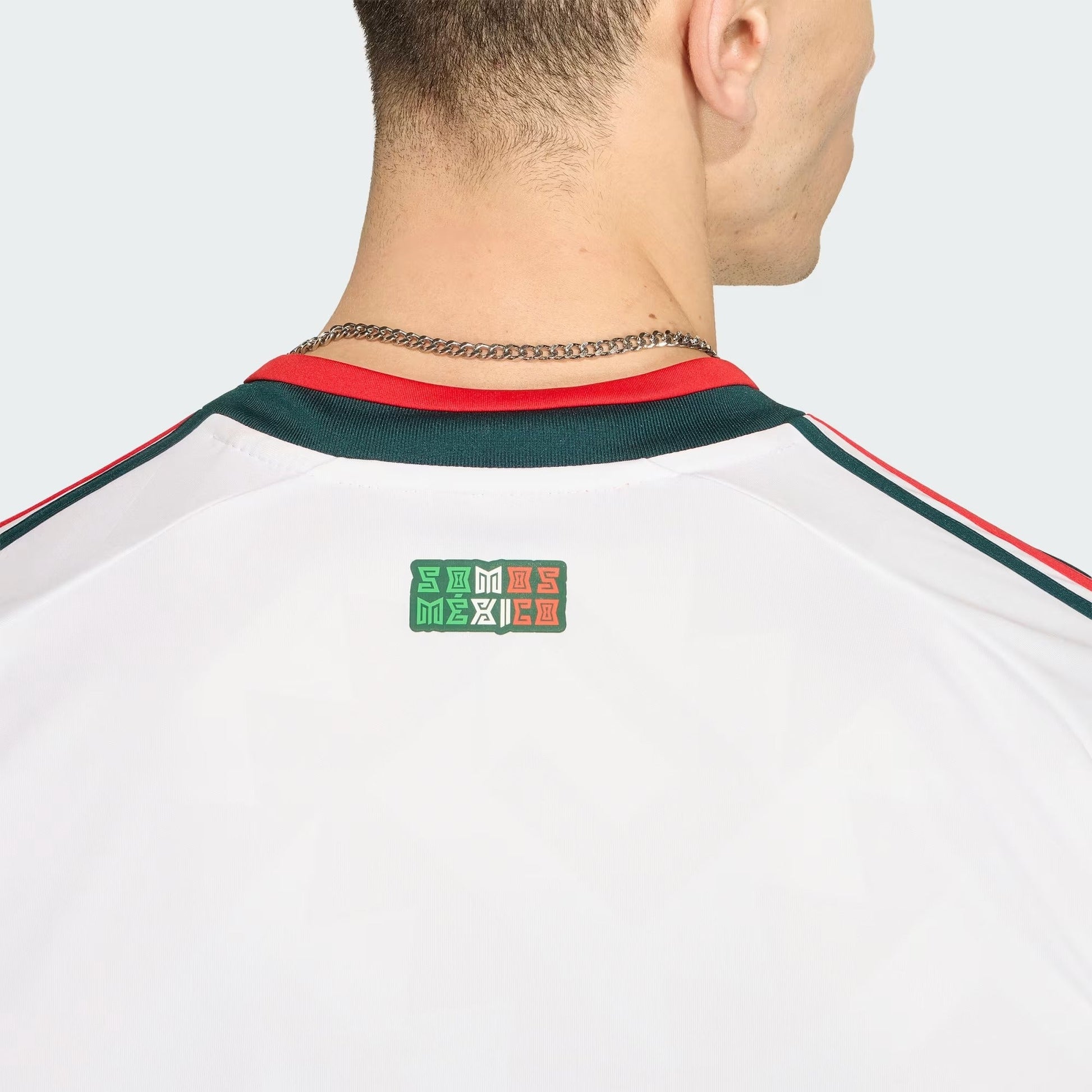 Camisa México 2026/27 II - detalhe da gola