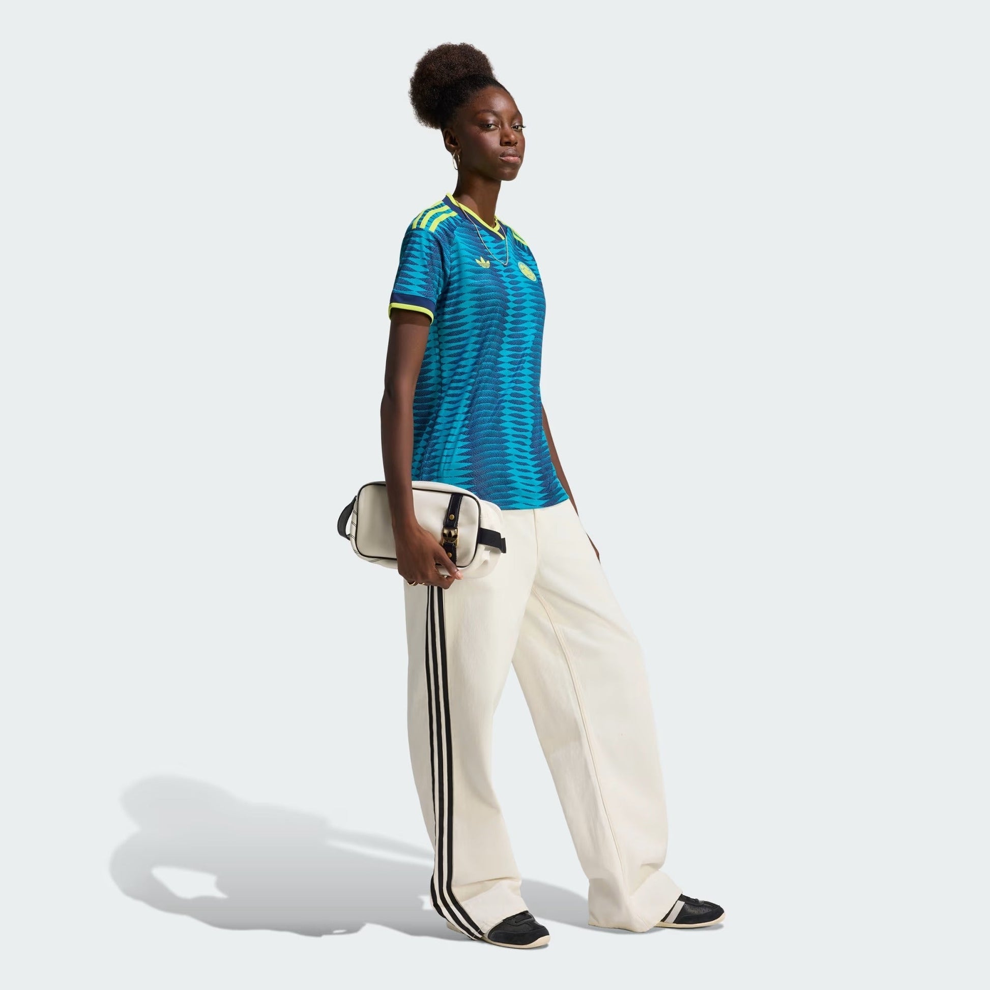 Camisa Feminina Colômbia 2026/27 II - detalhe da manga