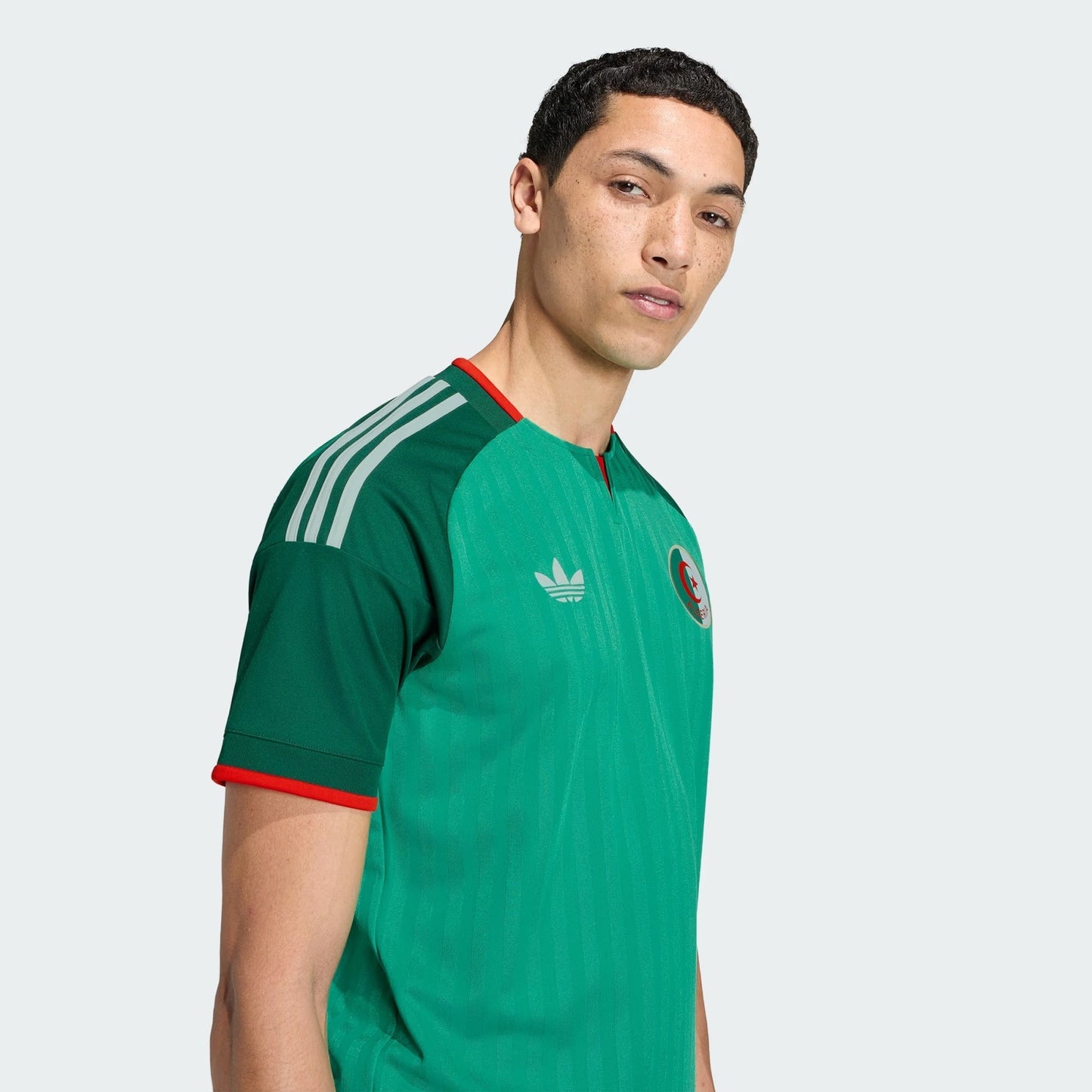 Camisa Argélia 2026/27 I - detalhe da gola