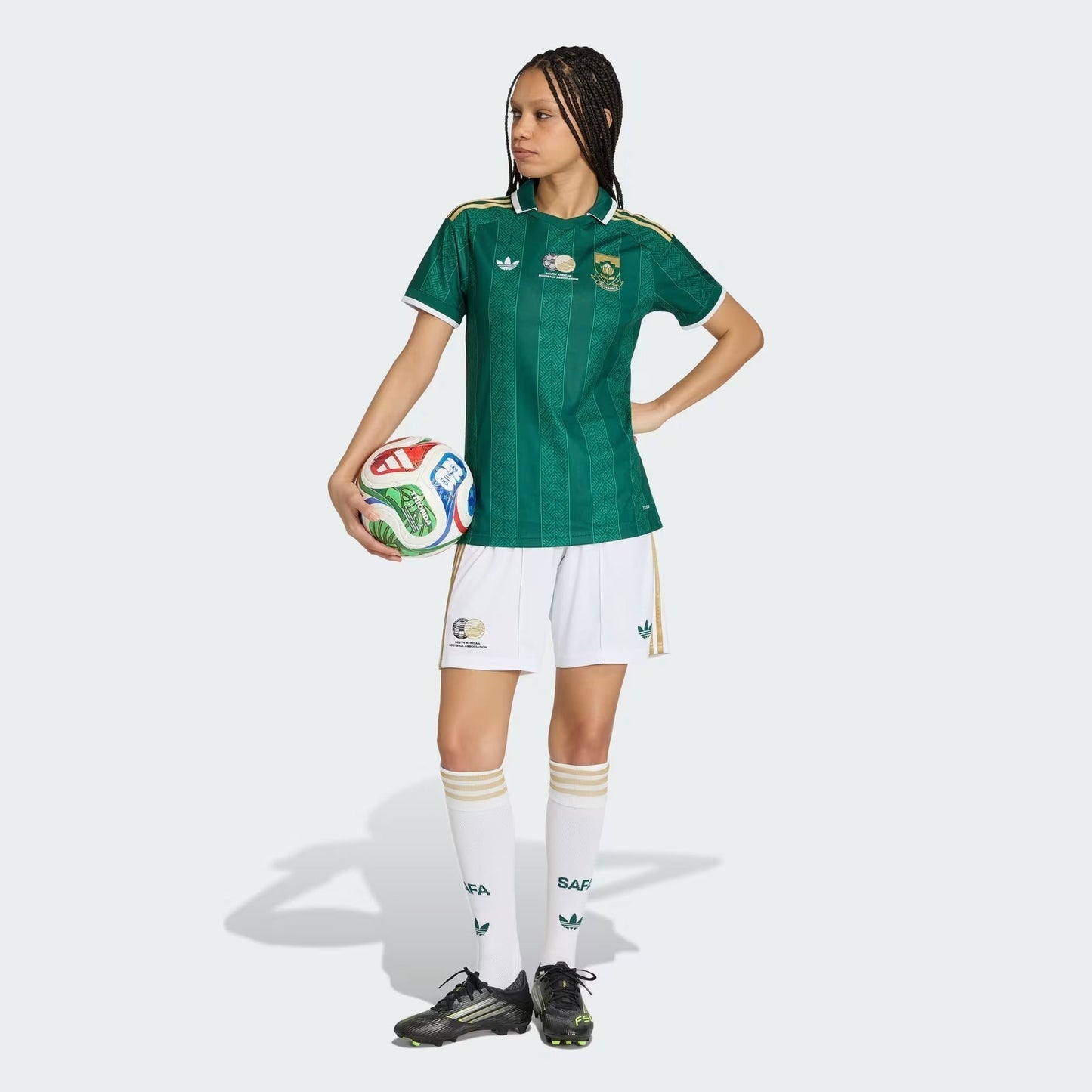 Camisa Feminina África do Sul 2026/27 I - etiqueta
