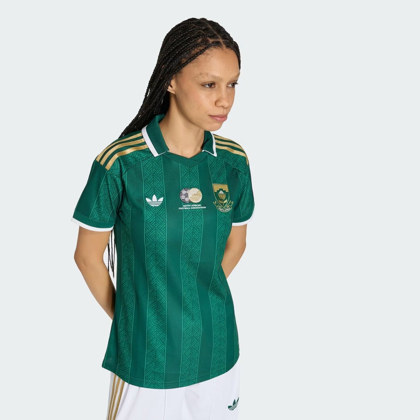 Camisa Feminina África do Sul 2026/27 I - detalhe