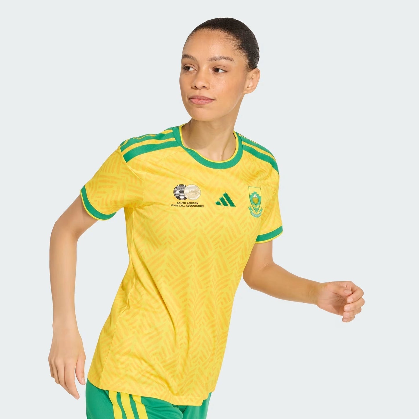 Camisa Feminina África do Sul 2026/27 II - detalhe da gola