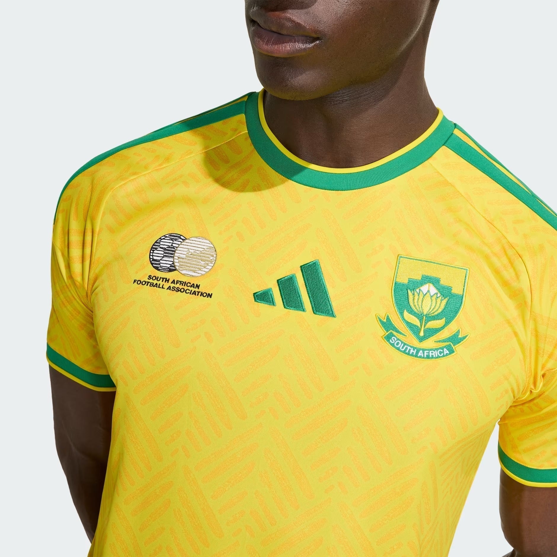 Camisa África do Sul 2026/27 II - detalhe da manga