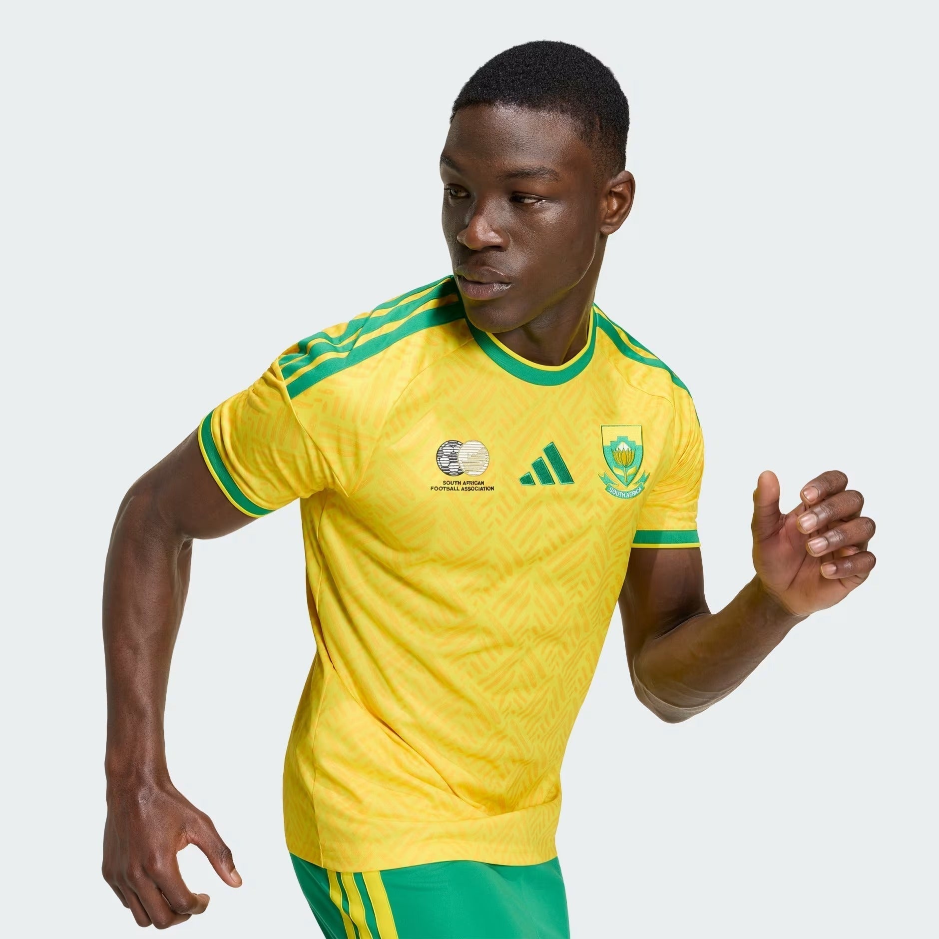 Camisa África do Sul 2026/27 II - detalhe da gola
