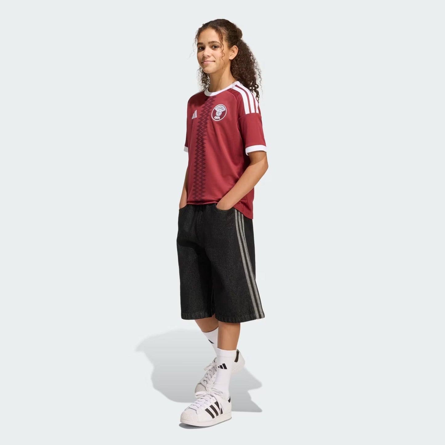 Camisa Infantil Catar 2026/27 I - detalhe