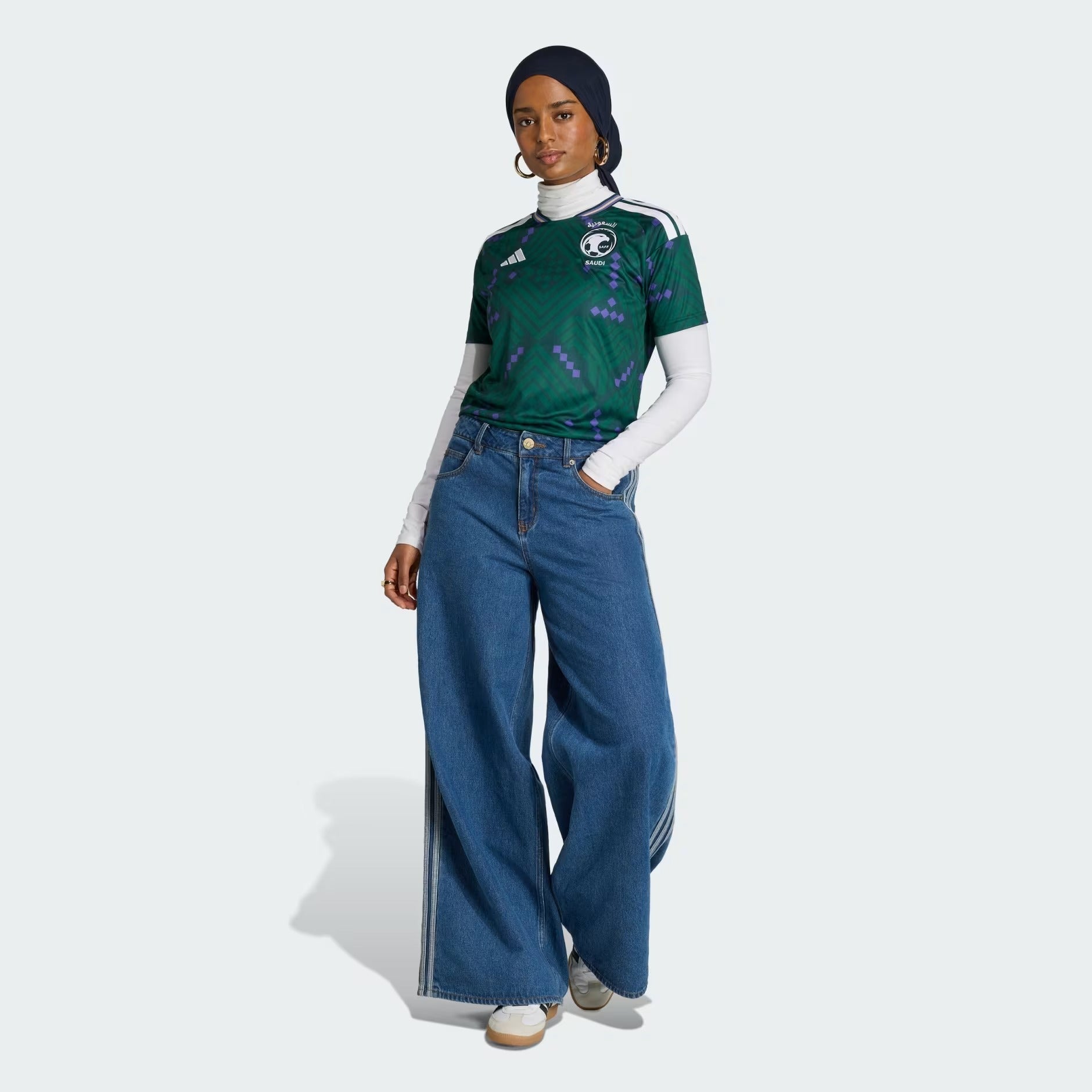 Camisa Feminina Arábia Saudita 2026/27 I - detalhe