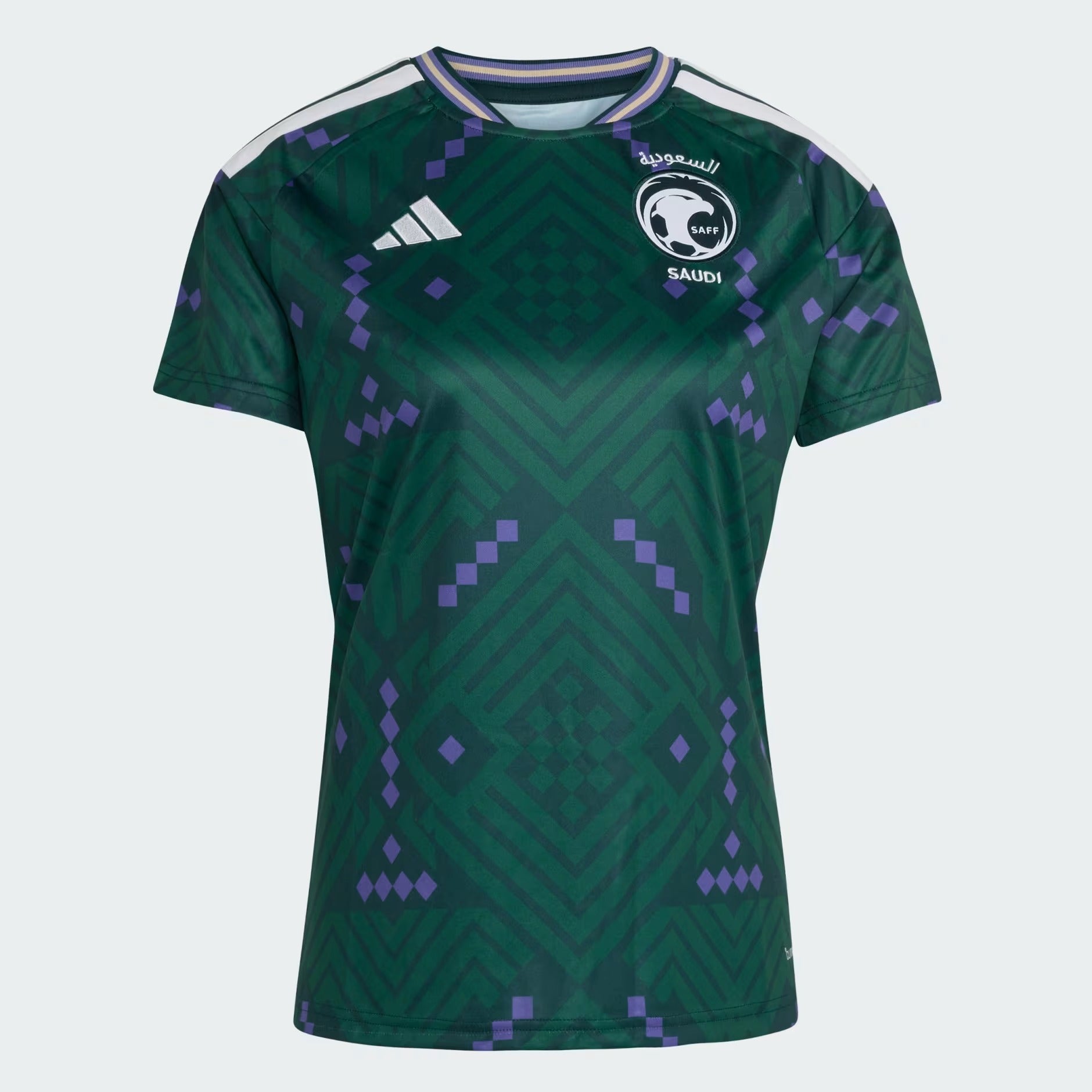 Camisa Feminina Arábia Saudita 2026/27 I - detalhe da gola