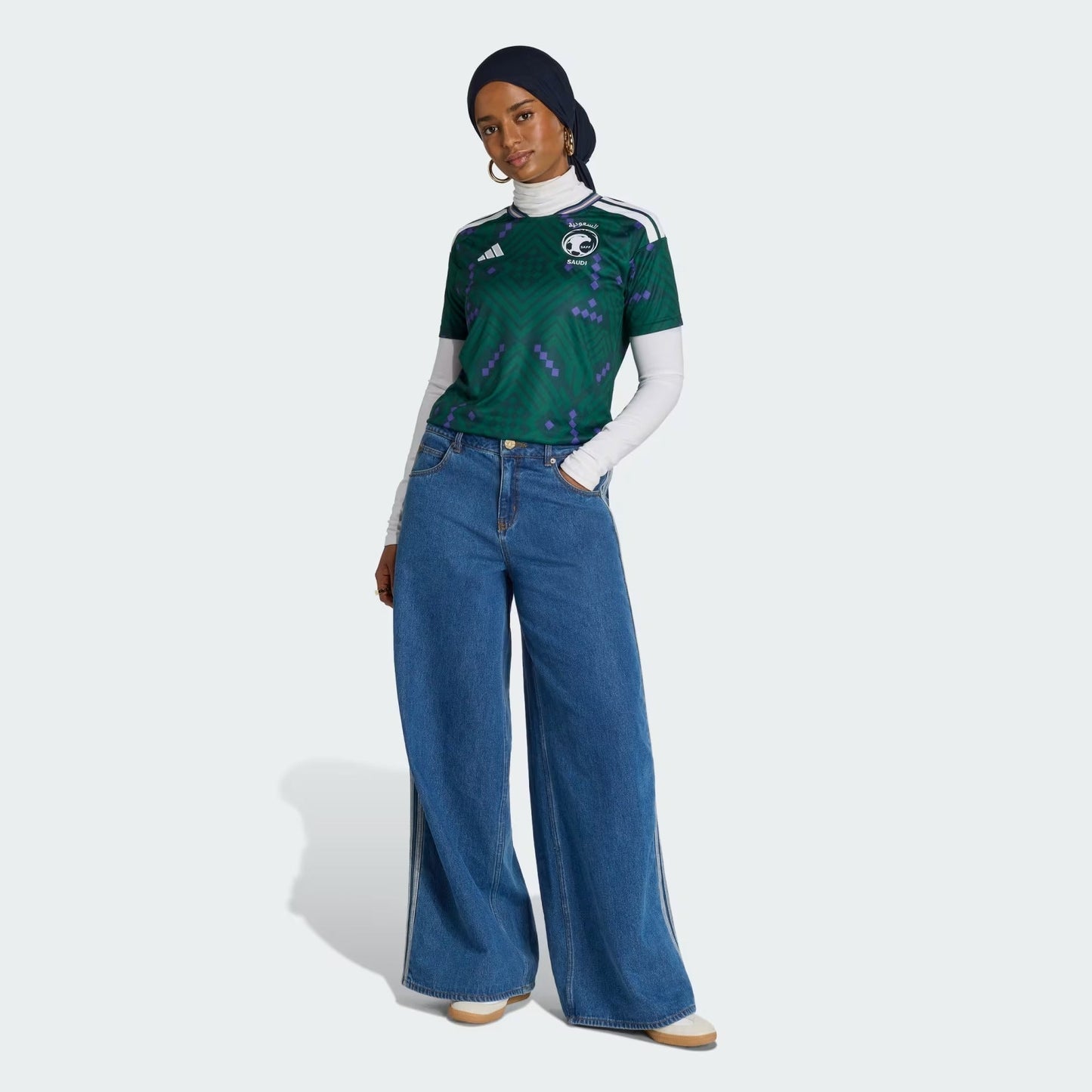 Camisa Feminina Arábia Saudita 2026/27 I - etiqueta