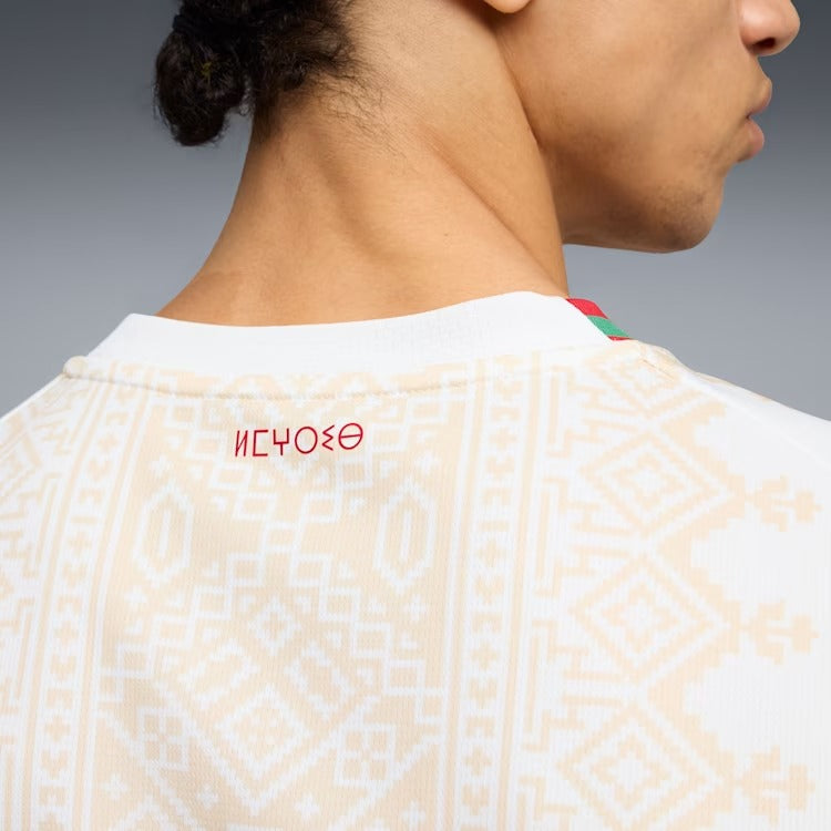 Camisa Marrocos 2026/27 II - detalhe da manga