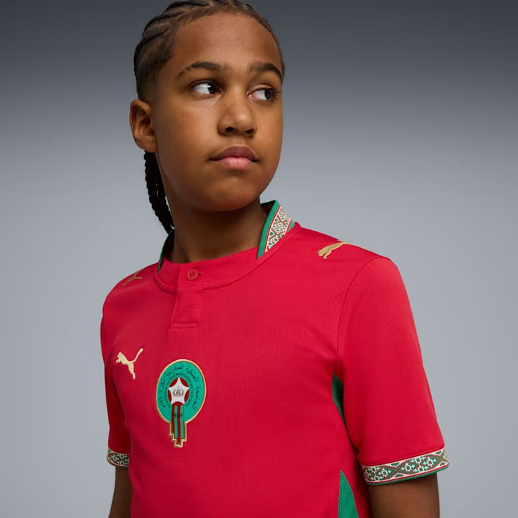 Camisa Infantil Marrocos 2026/27 I - vista traseira