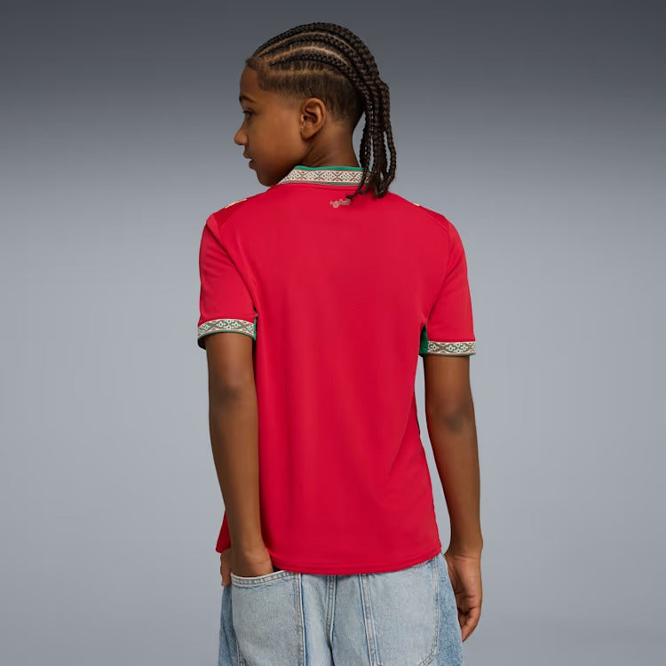 Camisa Infantil Marrocos 2026/27 I - etiqueta