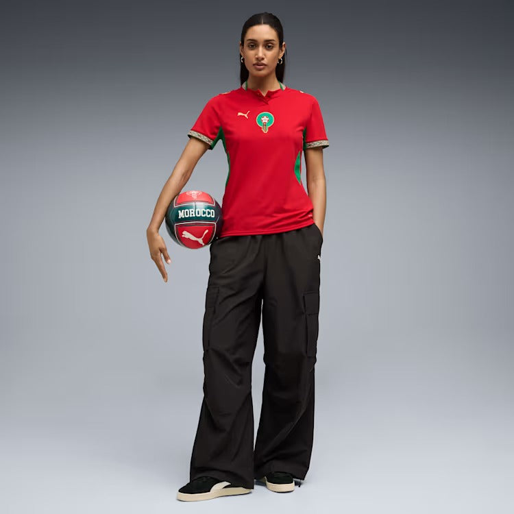 Camisa Feminina Marrocos 2026/27 I - etiqueta