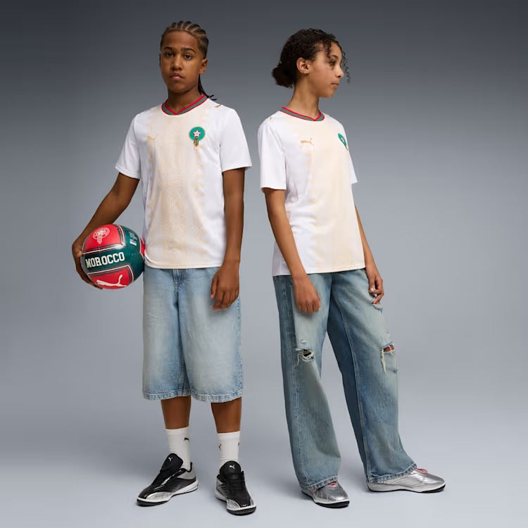 Camisa Infantil Marrocos 2026/27 II - etiqueta