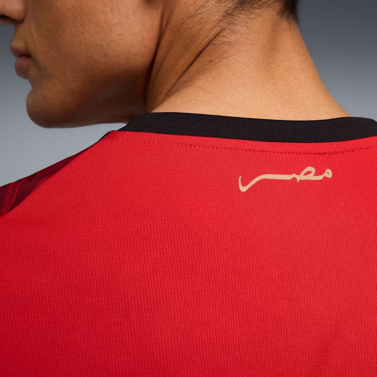 Camisa Egito 2026/27 I - detalhe da gola