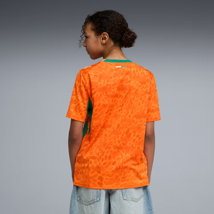 Camisa Infantil Costa do Marfim 2026/27 I - detalhe da gola