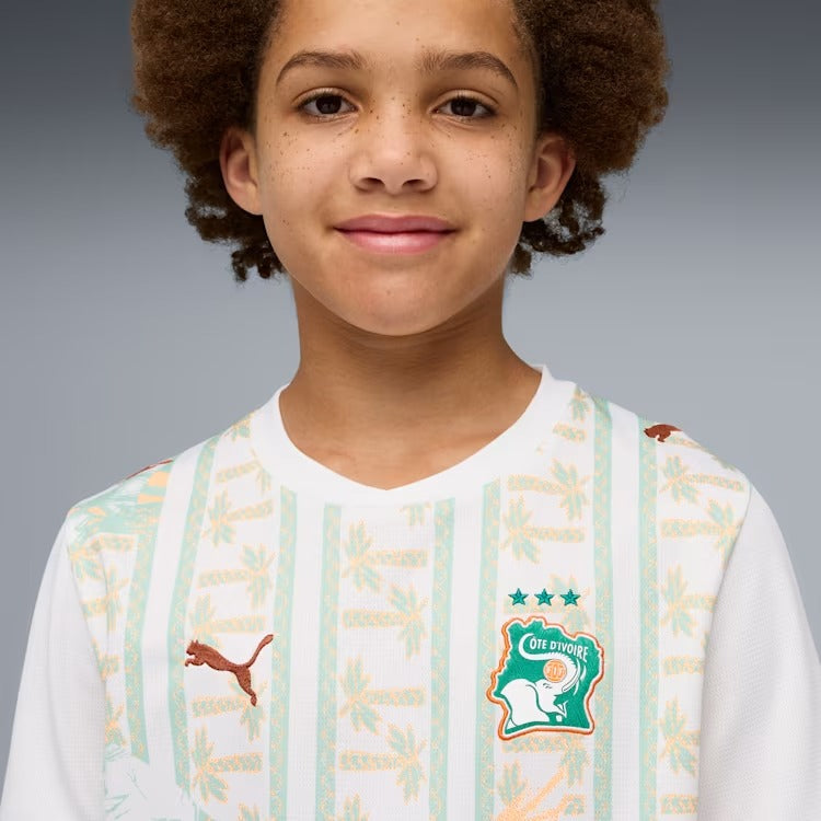 Camisa Infantil Costa do Marfim 2026/27 II - vista traseira