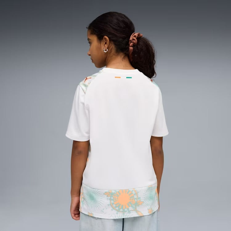 Camisa Infantil Costa do Marfim 2026/27 II - detalhe da gola