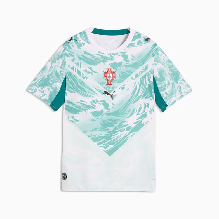 Camisa Infantil Portugal 2026/27 II - detalhe da manga