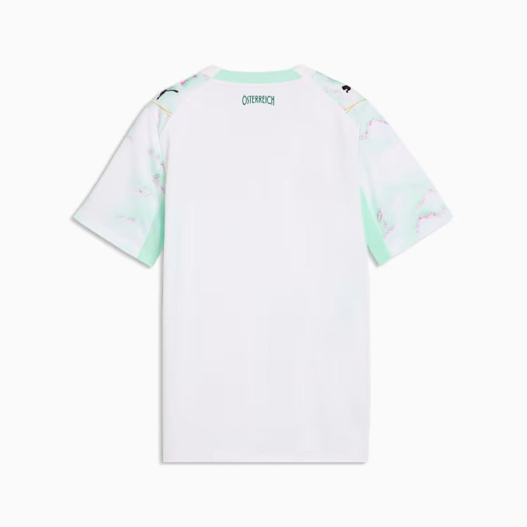 Camisa Feminina Áustria 2026/27 II - detalhe da manga