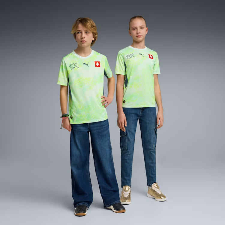 Camisa Infantil Suíça 2026/27 II - detalhe