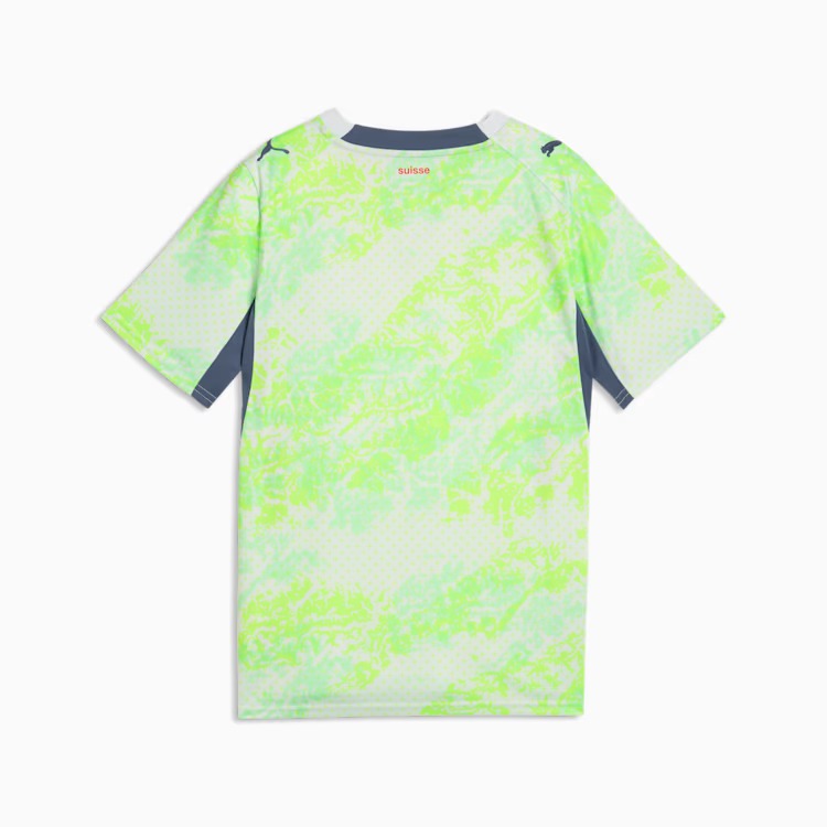 Camisa Infantil Suíça 2026/27 II - etiqueta