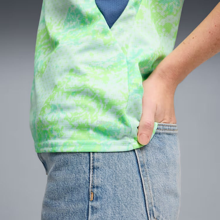 Camisa Feminina Suíça 2026/27 II - detalhe da gola