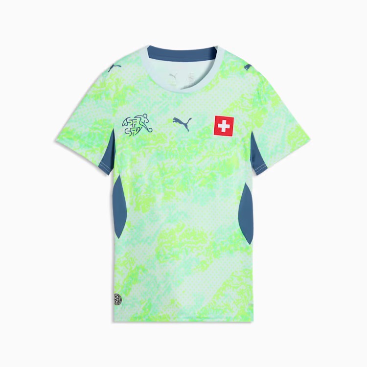 Camisa Feminina Suíça 2026/27 II - etiqueta