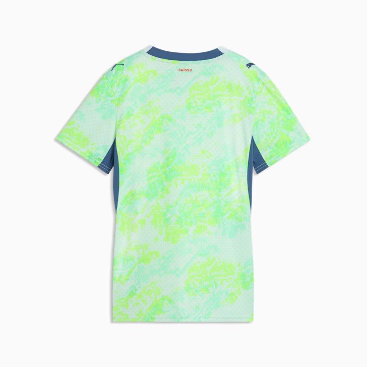 Camisa Feminina Suíça 2026/27 II - detalhe da manga