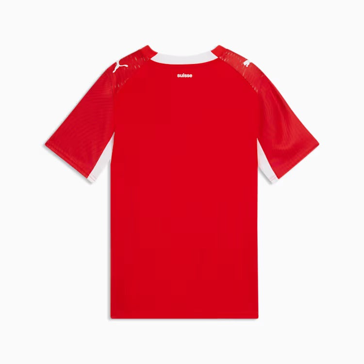 Camisa Infantil Suíça 2026/27 I - etiqueta