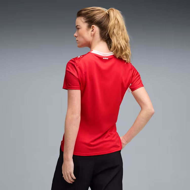 Camisa Feminina Suíça 2026/27 I - detalhe