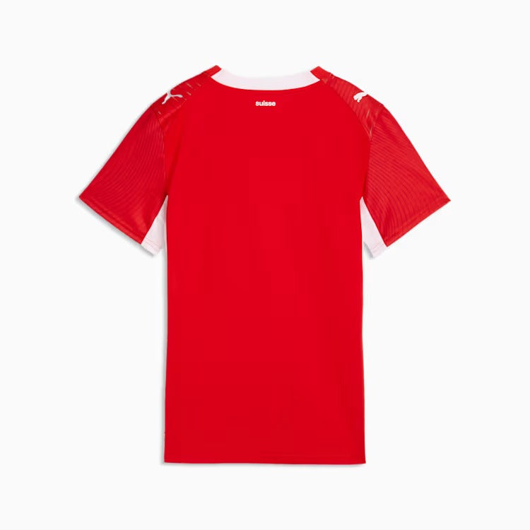 Camisa Feminina Suíça 2026/27 I - etiqueta