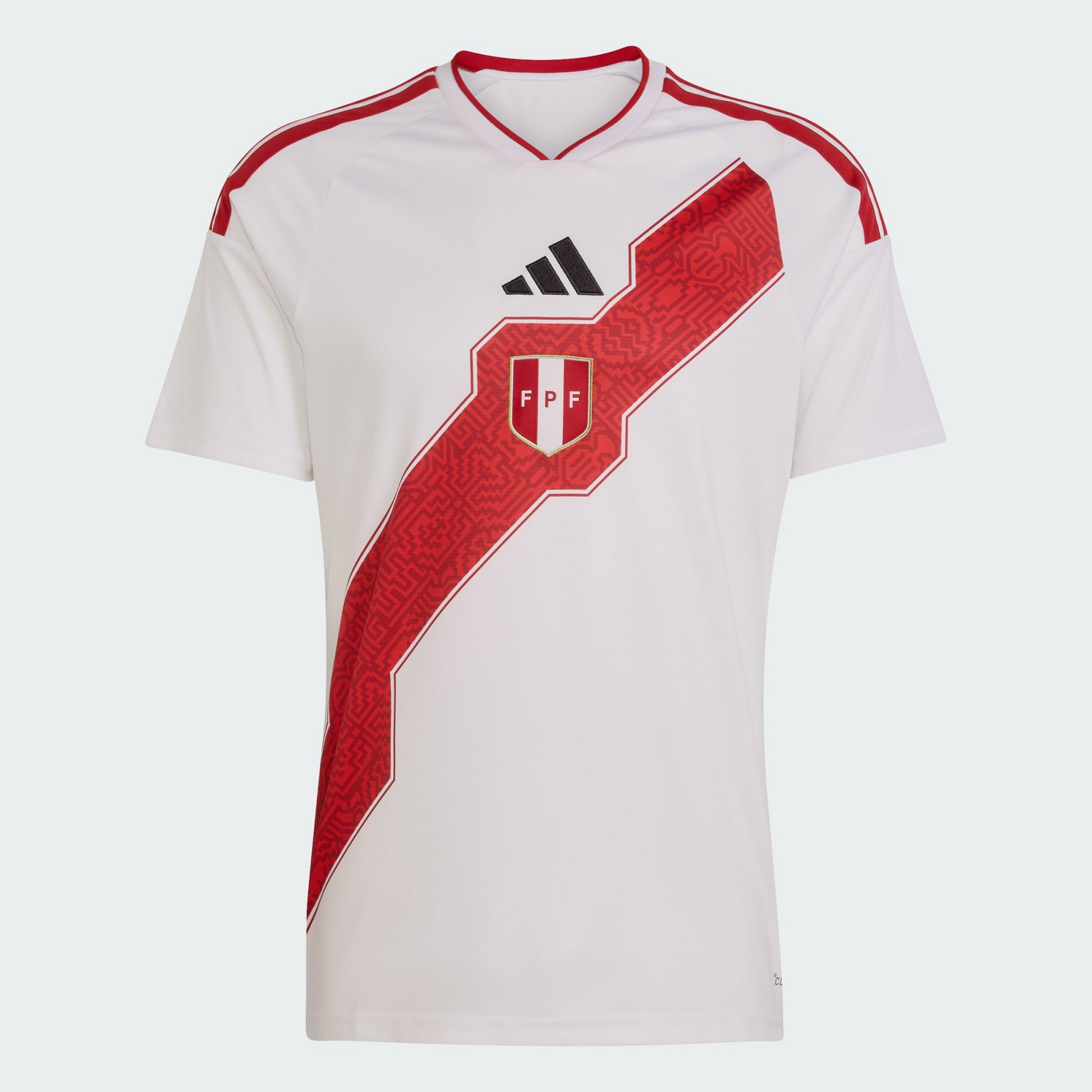 Camisa Adidas Peru 2026/27 I - detalhe da gola
