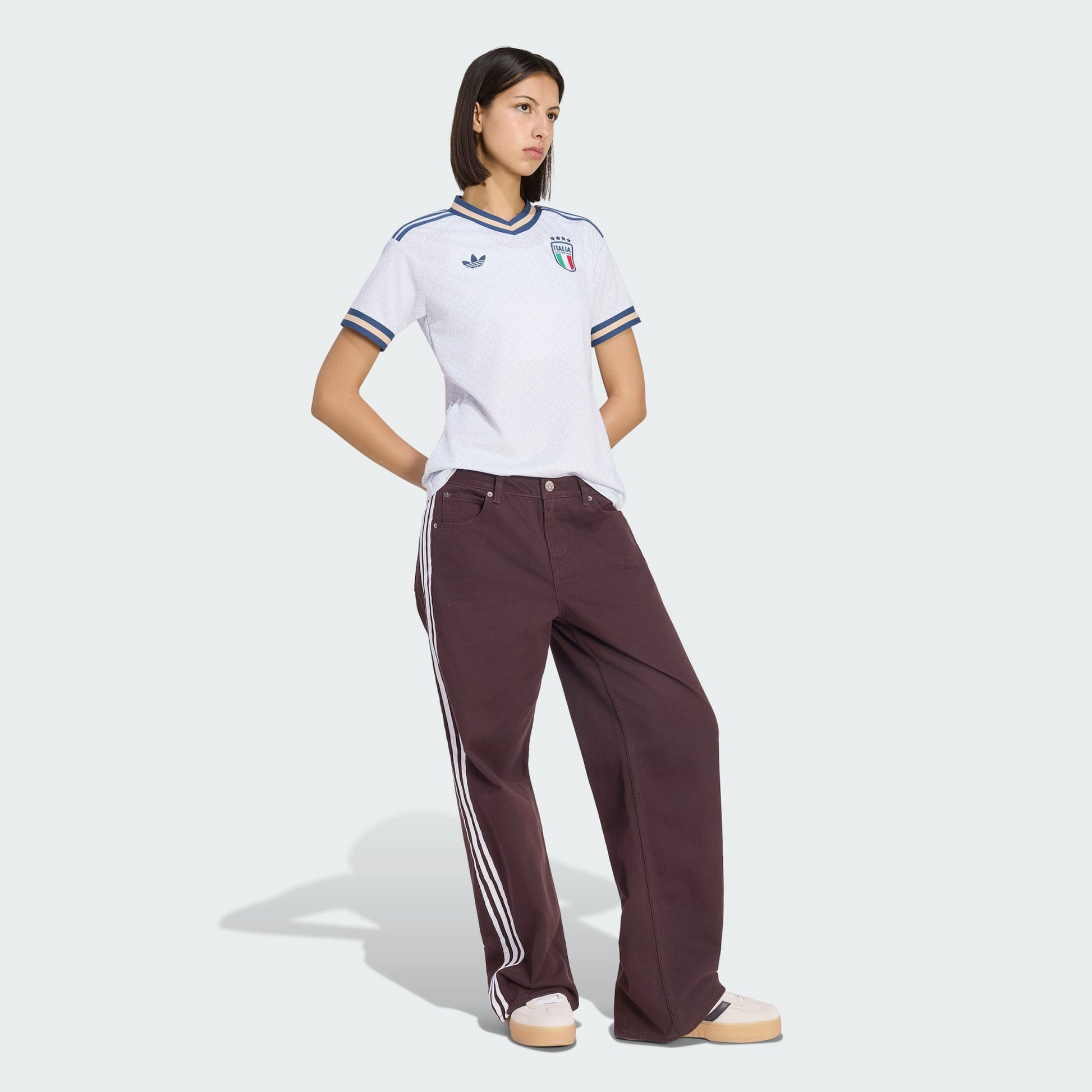 Camisa Feminina Itália 2026/27 II - detalhe da manga