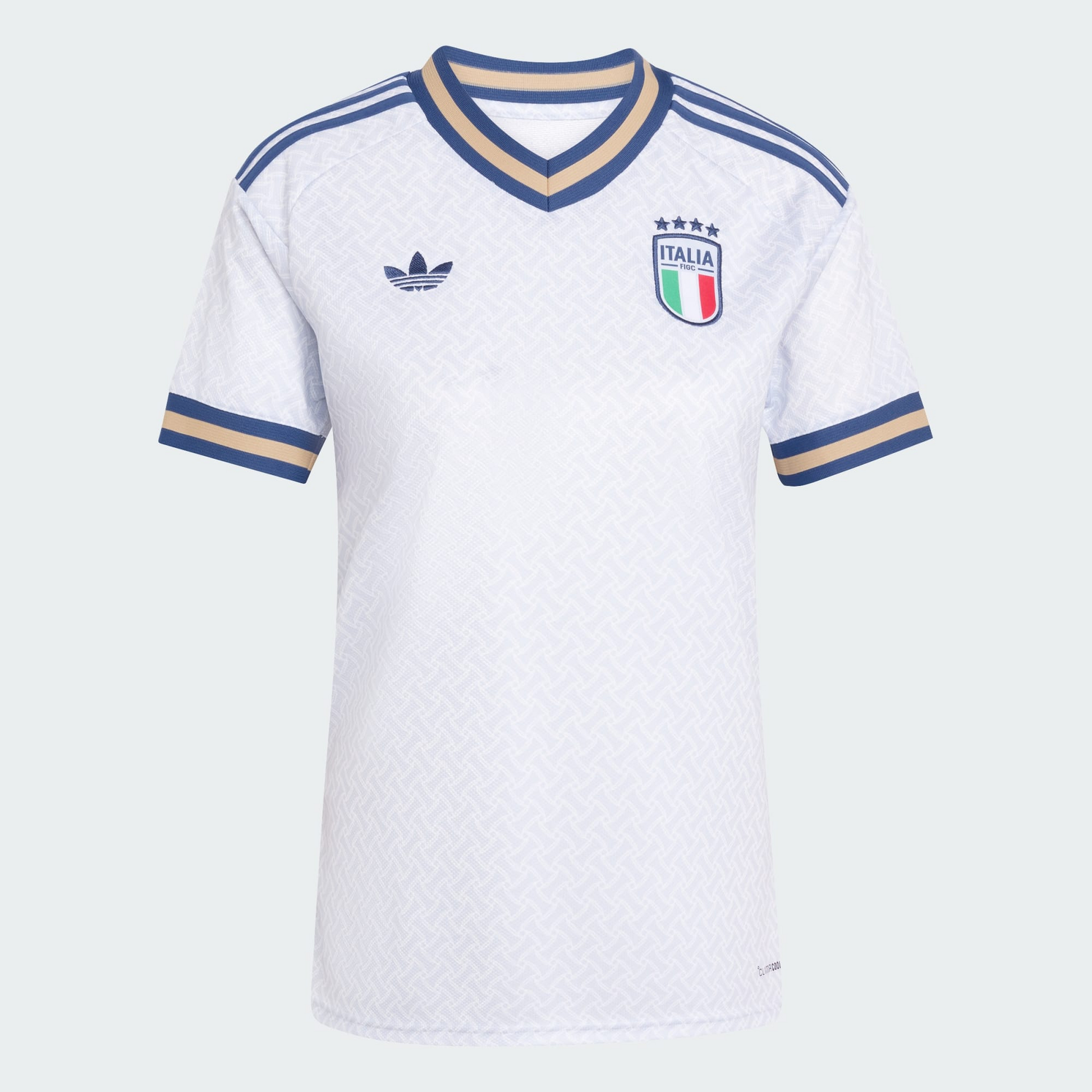Camisa Feminina Itália 2026/27 II - detalhe da gola
