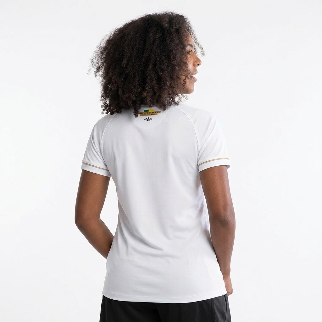 Camisa Santos Feminina 2026/27 I - vista traseira