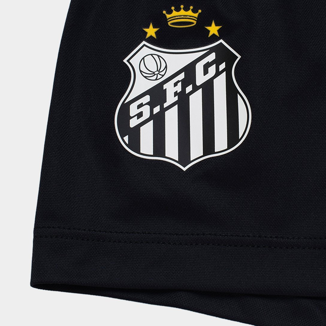 Conjunto Infantil Santos 2026/27 II - detalhe da gola