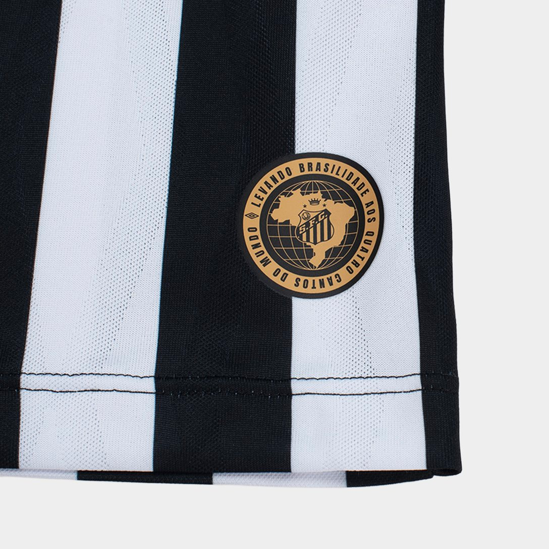 Conjunto Infantil Santos 2026/27 II - detalhe da manga