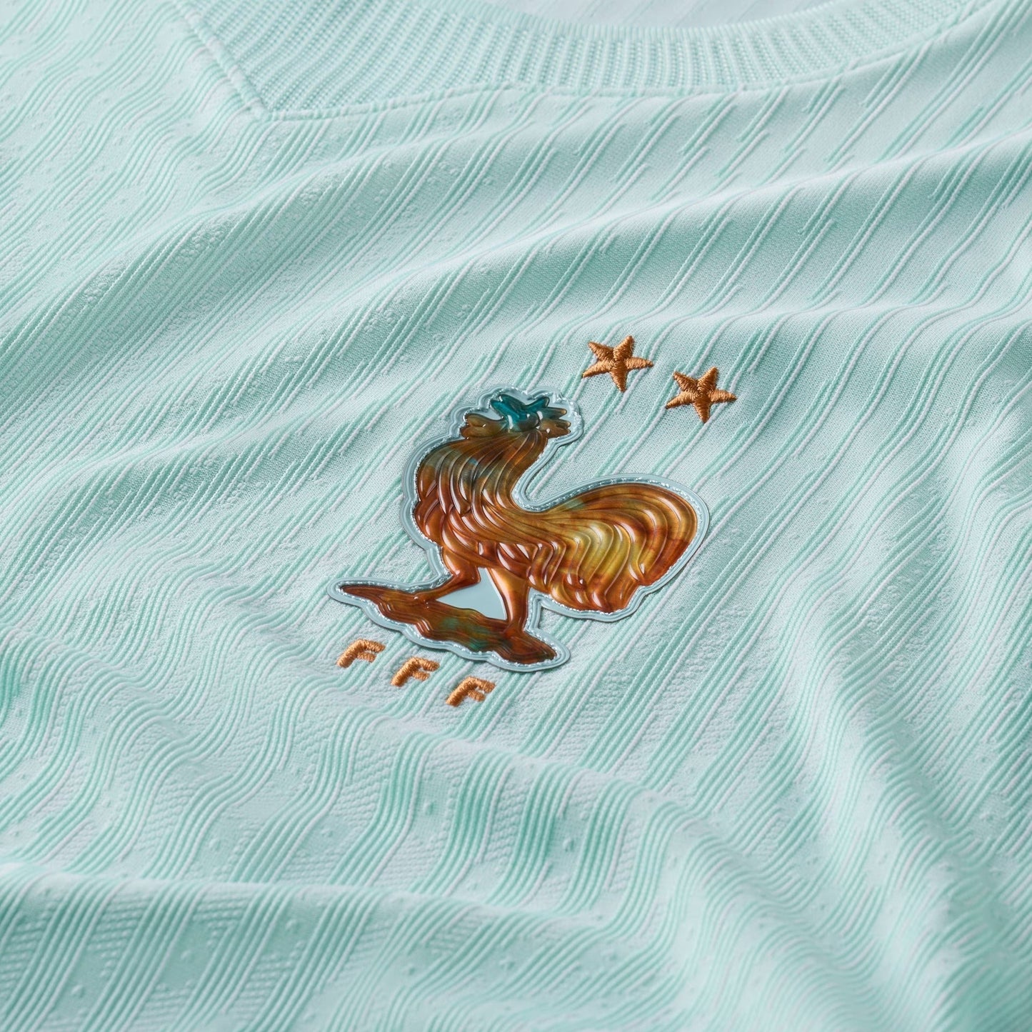 Camisa França 2026/27 I Jogador - detalhe da gola
