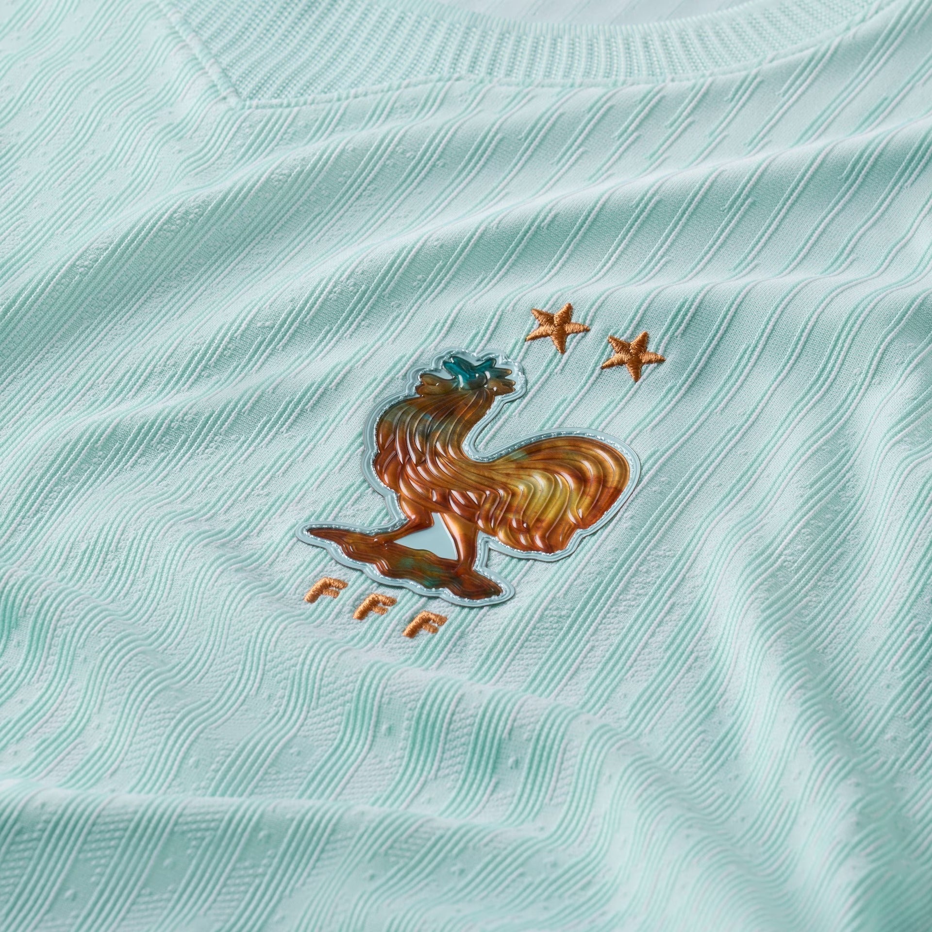 Camisa França 2026/27 I Jogador - detalhe da gola