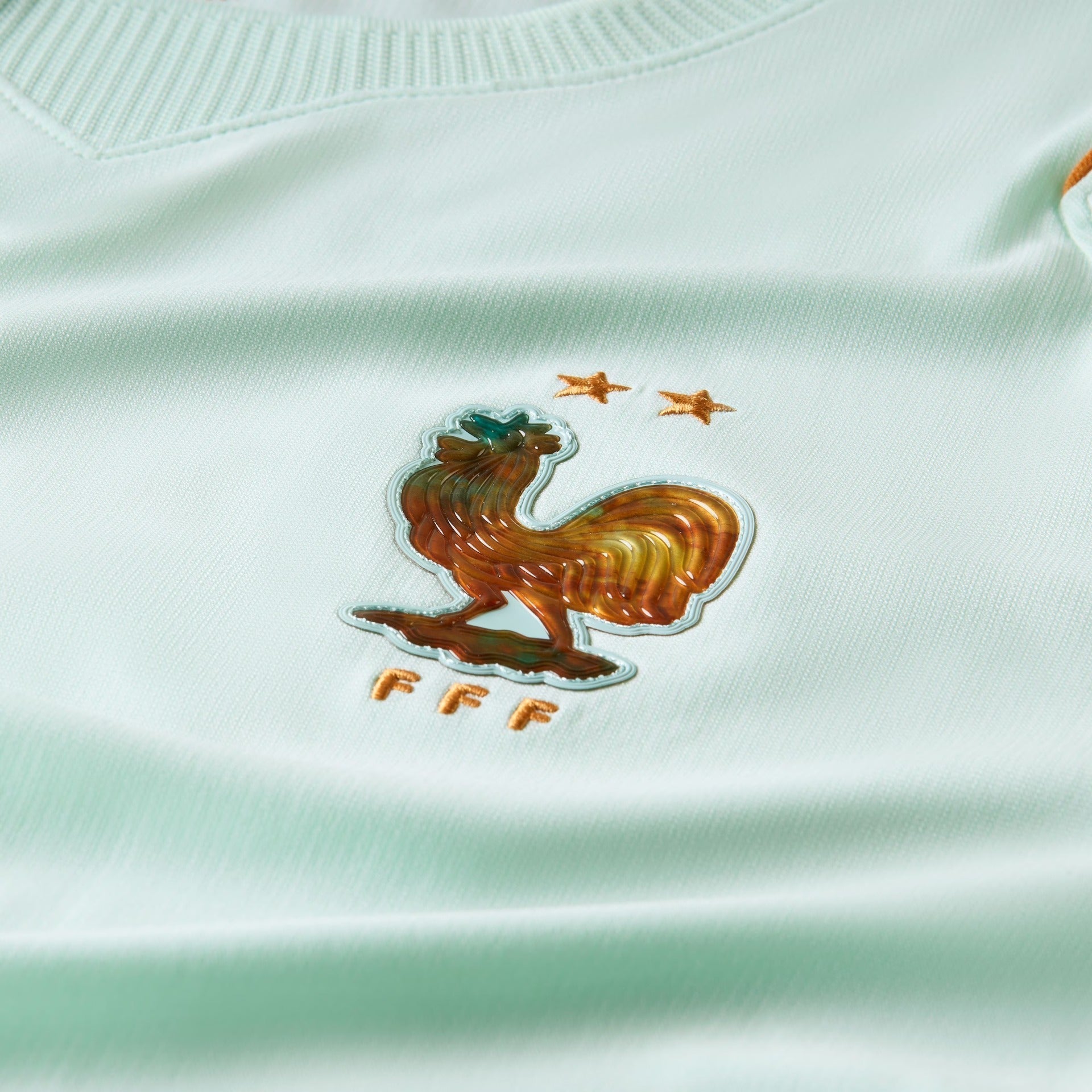 Camisa França 2026/27 II - detalhe da manga