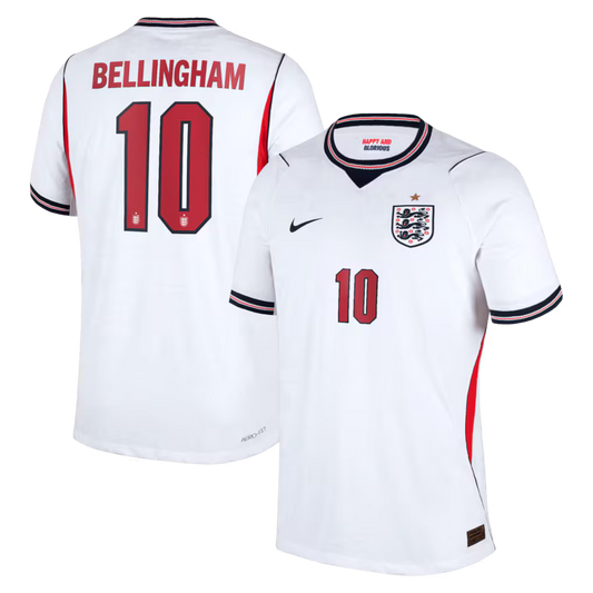 Camisa Inglaterra Home Copa 2026 - #10 Bellingham - Torcedor