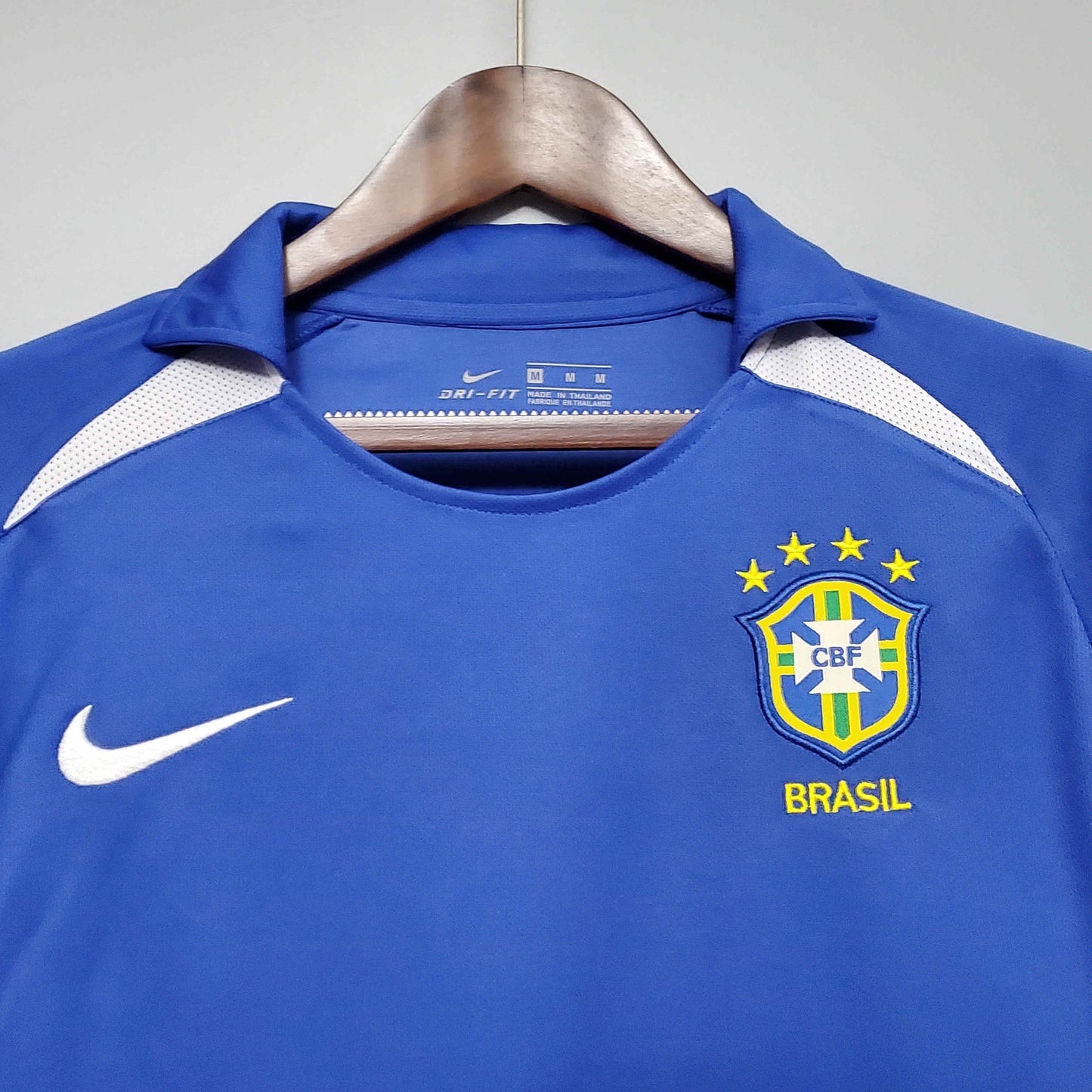 Camisa Seleção Brasil II - Retrô 2002 - etiqueta