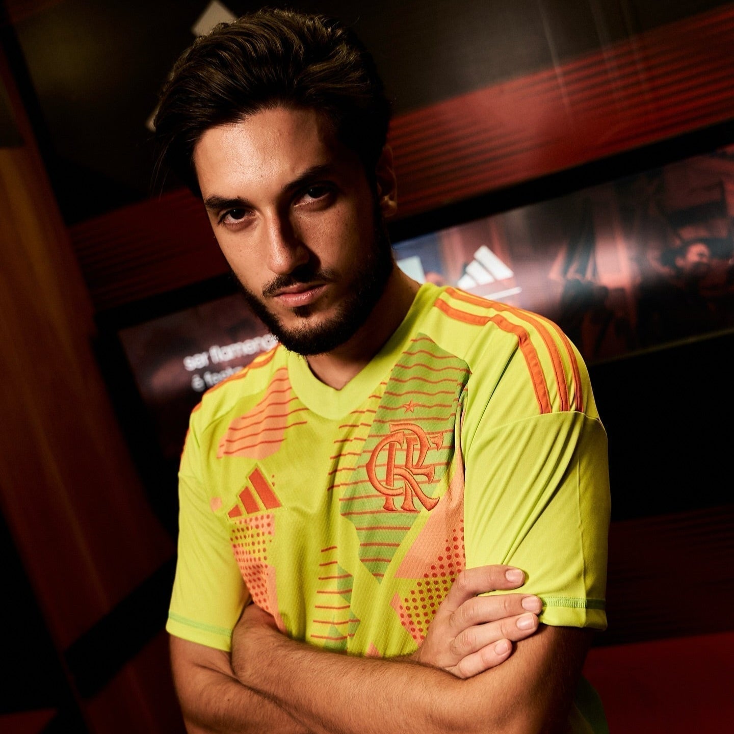 Camisa Adidas Flamengo 2025/26 I Goleiro - detalhe