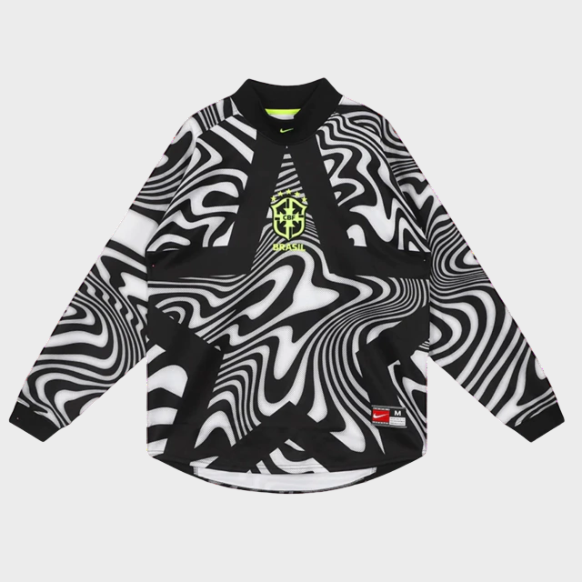 Camisa Seleção Brasileira Goleiro Manga Longa 2026 Torcedor Nike