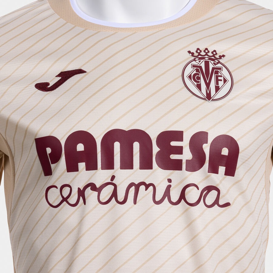 Camisa Joma Villareal 2025/26 II - detalhe da gola