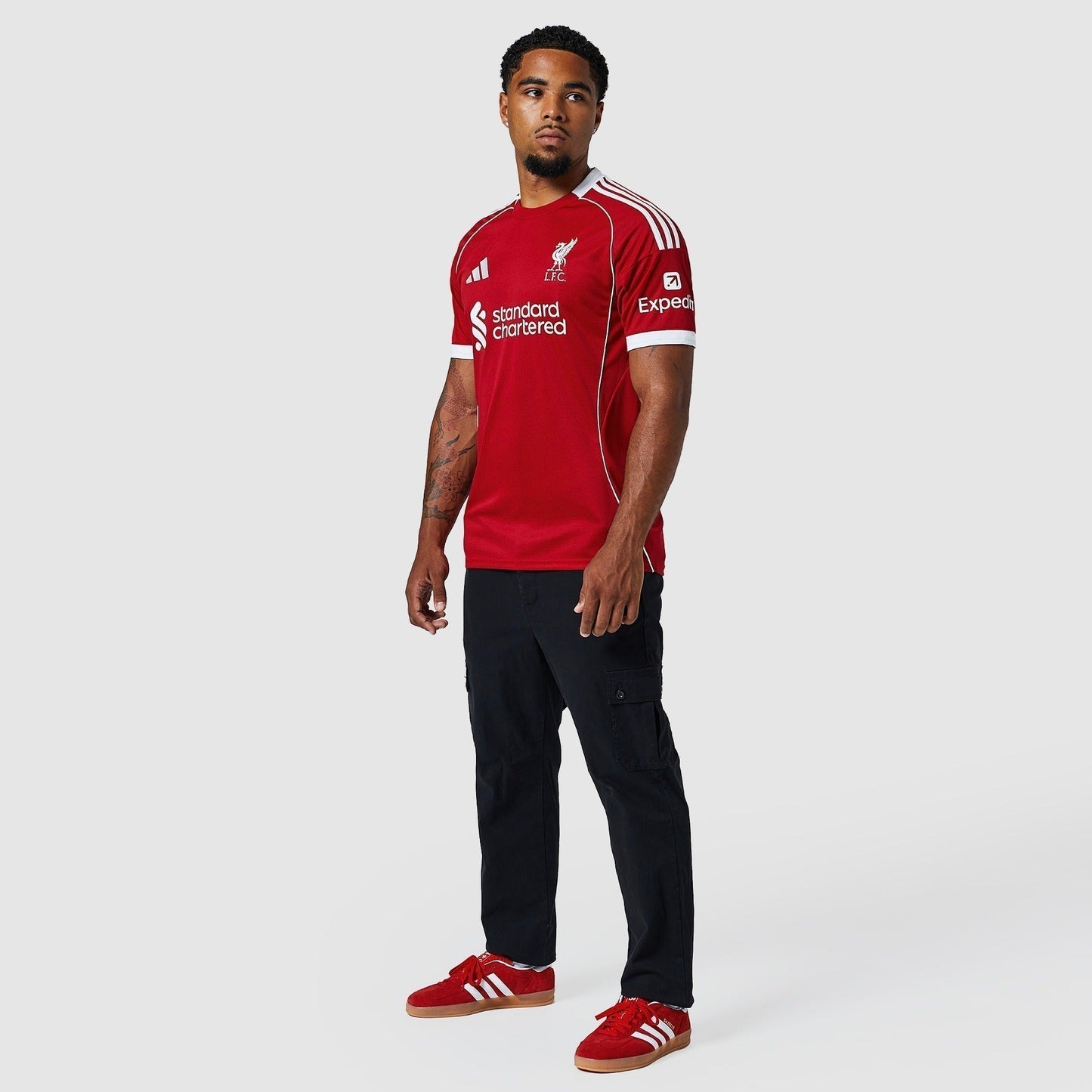 Camisa Adidas Liverpool 2025/26 I Torcedor - vista traseira