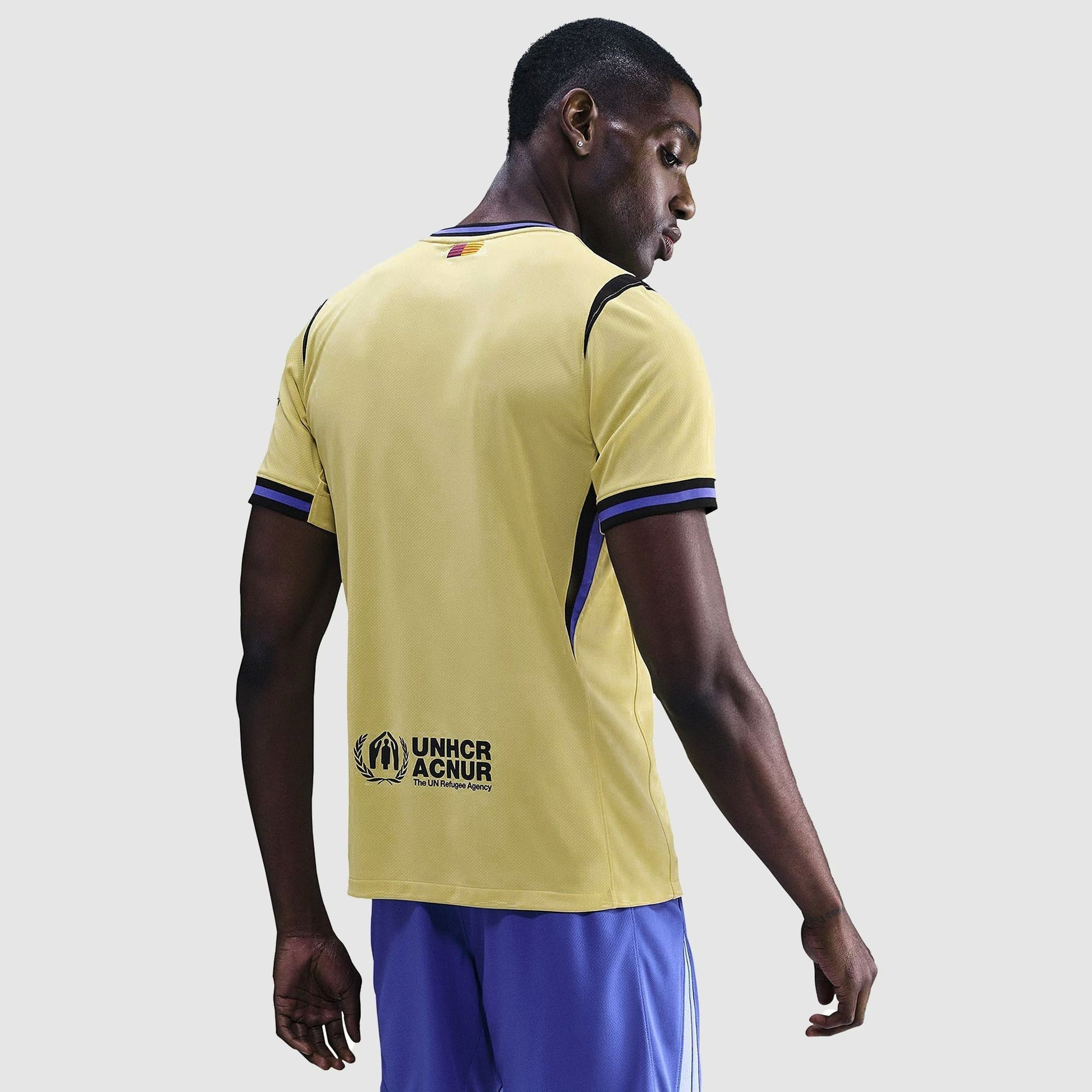 Camisa Nike Barcelona 2025/26 II Torcedor - detalhe da gola