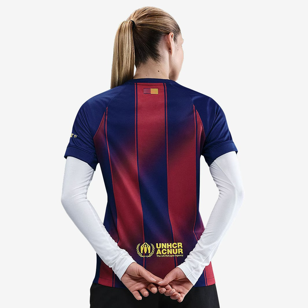 Camisa Feminina Nike Barcelona 2025/26 I Torcedor - detalhe